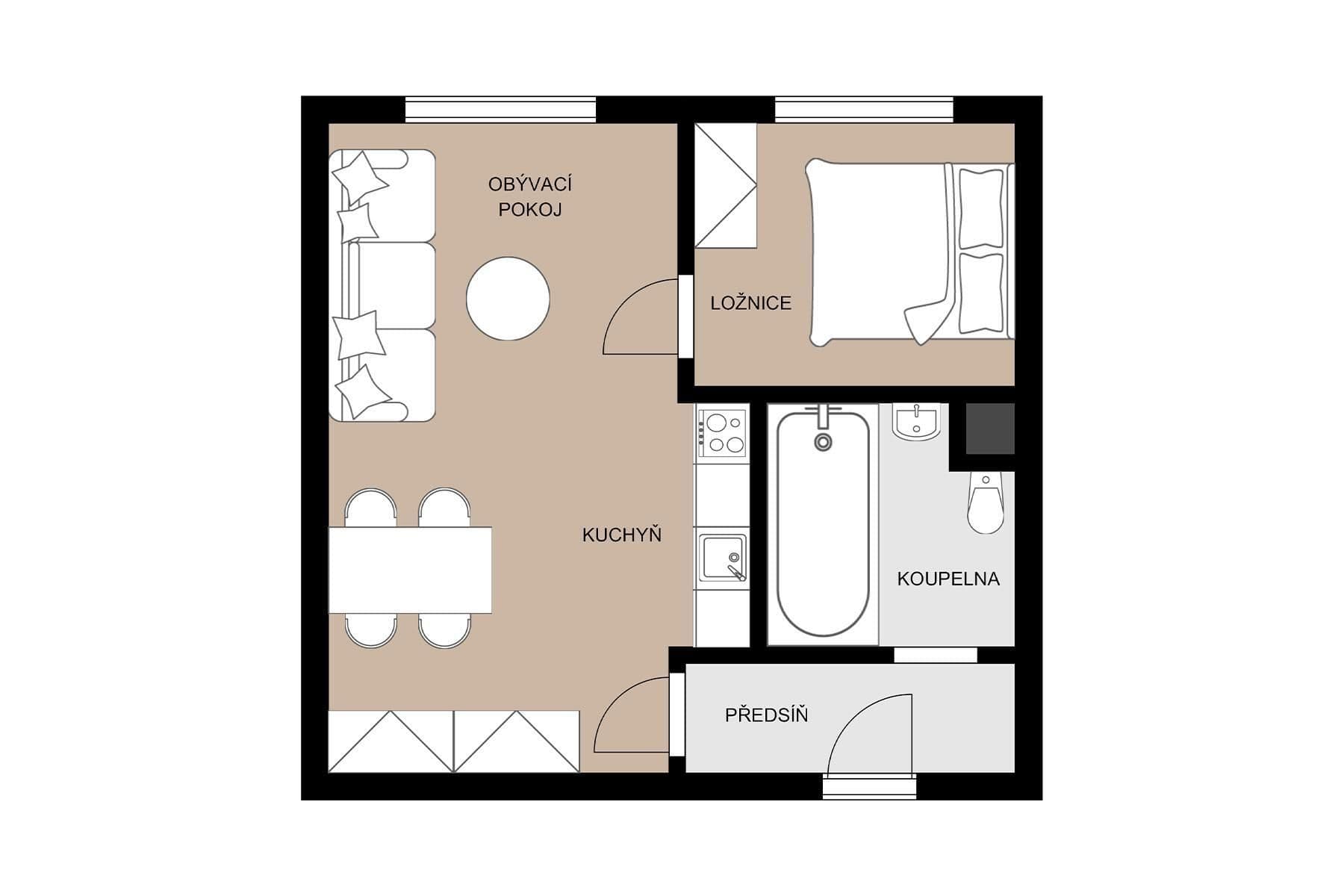Predaj bytu 2-izbový 42 m², Jana Palacha, Mladá Boleslav, Středočeský kraj Predaj bytu 2-izbový 42 m², Jana Palacha, Mladá Boleslav, Středočeský kraj