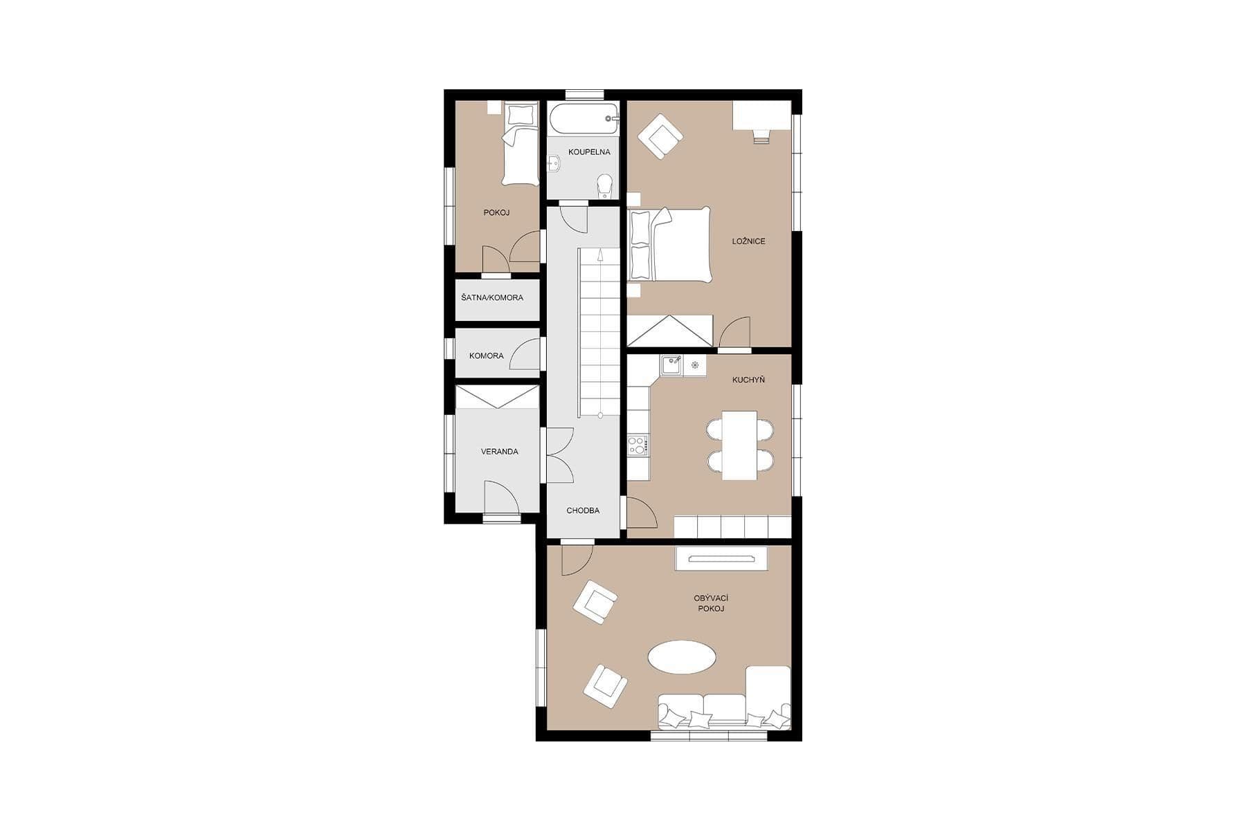 Predaj domu 150 m², pozemek 816 m², Malešov, Středočeský kraj Predaj domu 150 m², pozemek 816 m², Malešov, Středočeský kraj