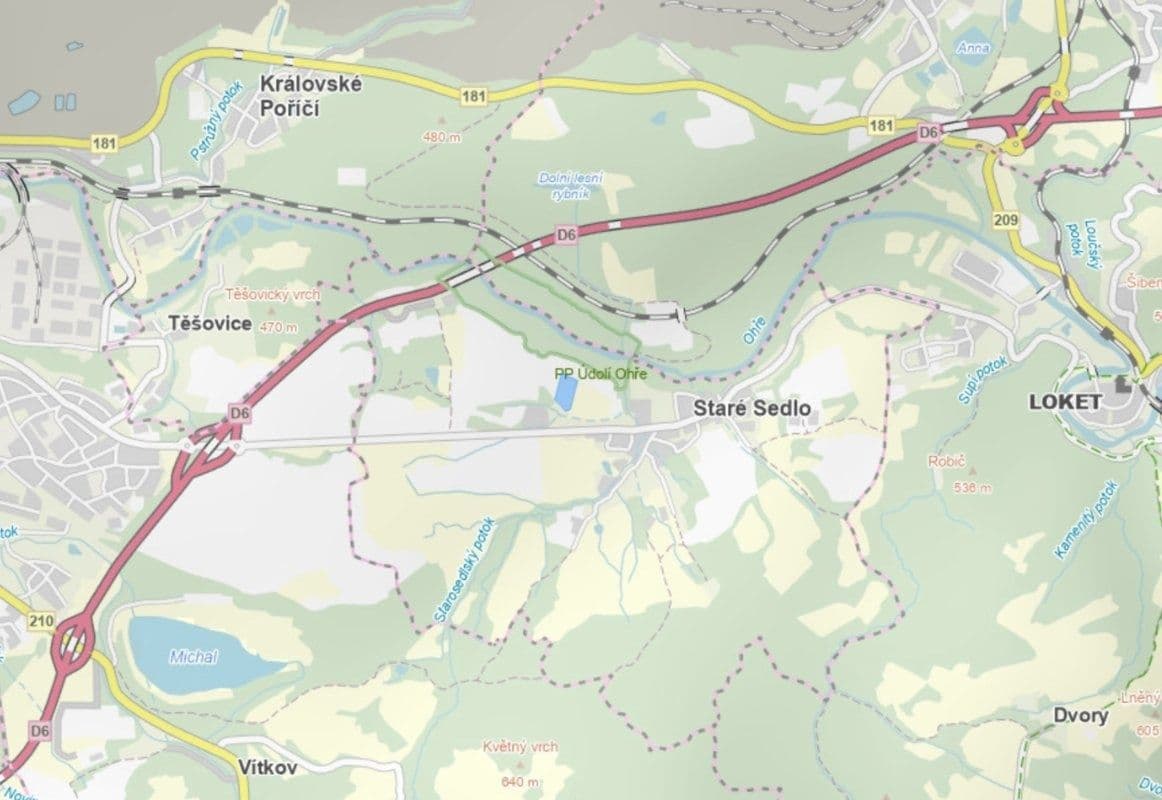 Predaj pozemku 18.851 m², Staré Sedlo, Karlovarský kraj Predaj pozemku 18.851 m², Staré Sedlo, Karlovarský kraj