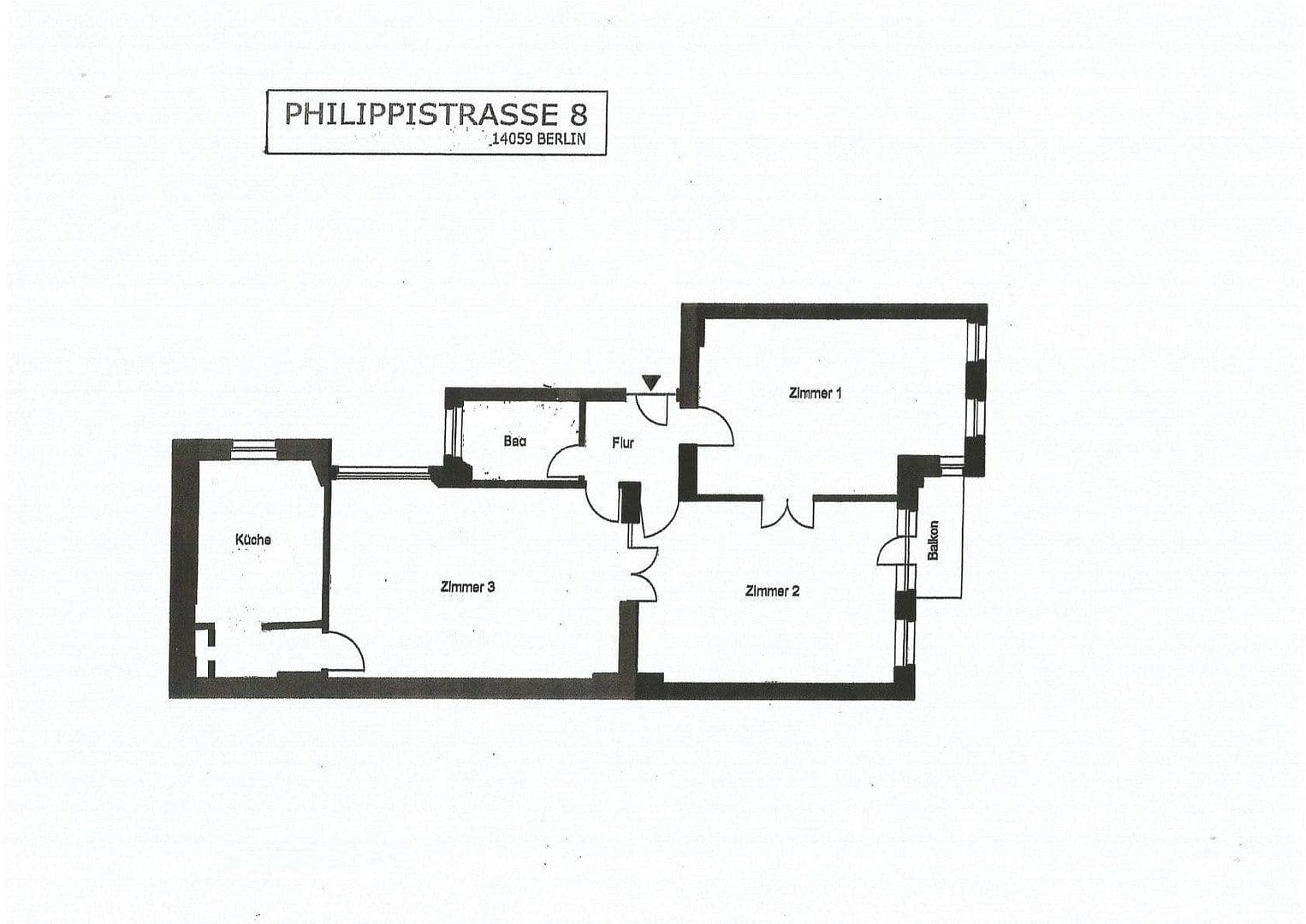 Prenájom bytu 3-izbový 114 m², Philippistraße 8, Berlin, Berlín Prenájom bytu 3-izbový 114 m², Philippistraße 8, Berlin, Berlín
