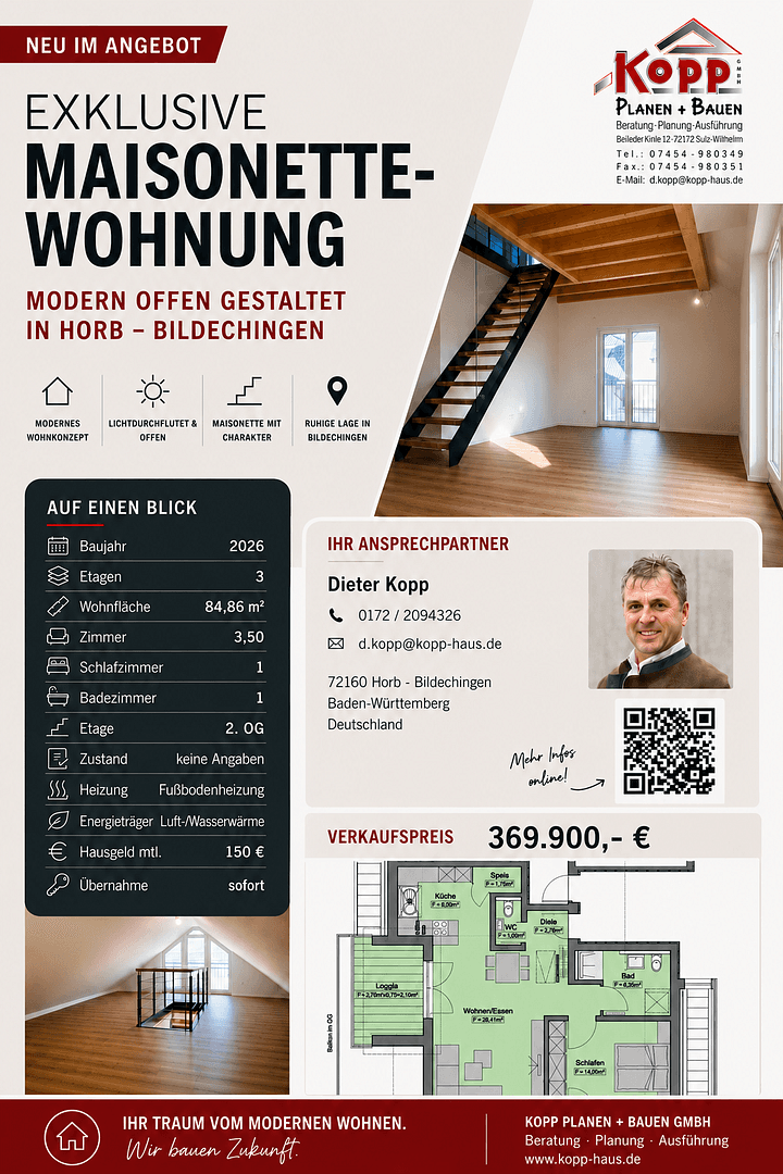 Predaj bytu 3-izbový 85 m², Horb am Neckar, Bádensko-Wurttembersko Predaj bytu 3-izbový 85 m², Horb am Neckar, Bádensko-Wurttembersko