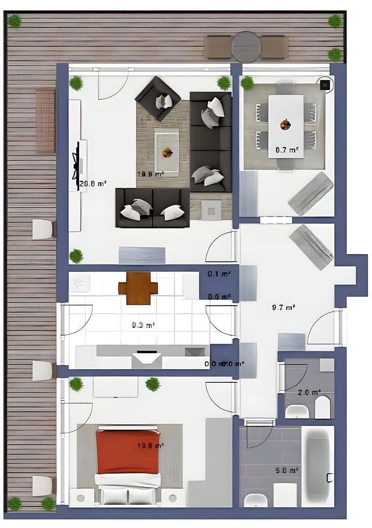 Prenájom bytu 3-izbový 88 m², Theodor-Heuss-Straße 50, Wuppertal, Severné Porýnie - Westfálsko Prenájom bytu 3-izbový 88 m², Theodor-Heuss-Straße 50, Wuppertal, Severné Porýnie - Westfálsko