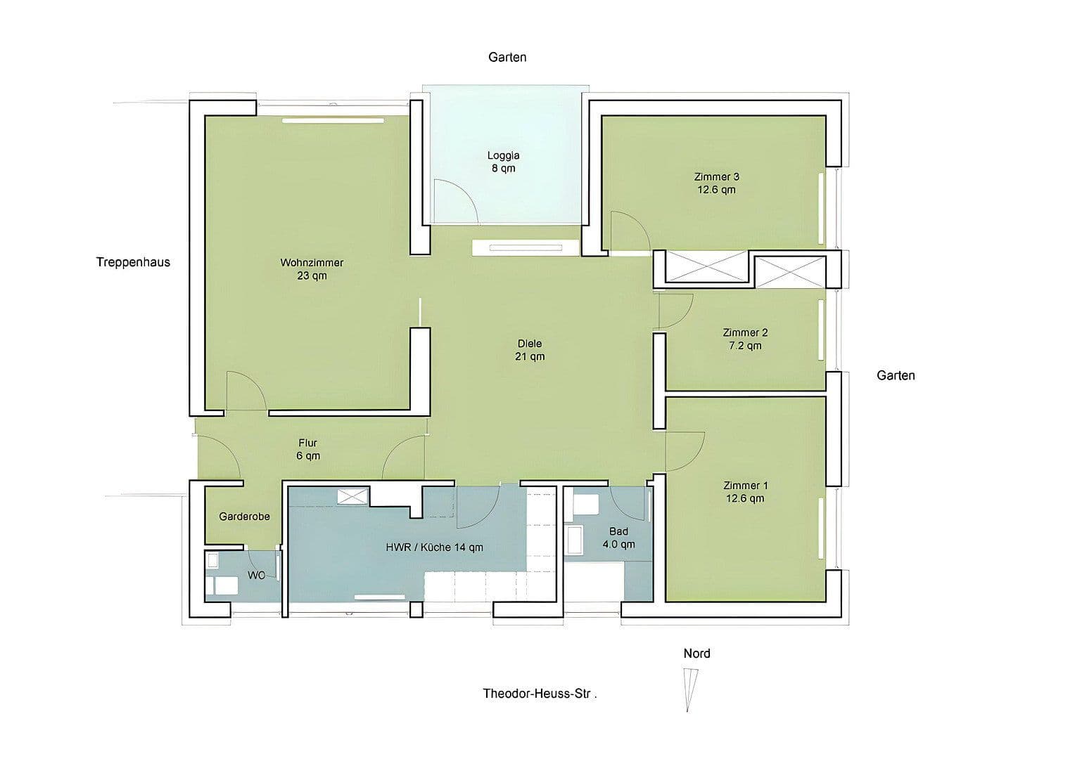 Prenájom bytu 3-izbový 100 m², Theodor- Heuss- Str. 13- 15, Paderborn, Severné Porýnie - Westfálsko Prenájom bytu 3-izbový 100 m², Theodor- Heuss- Str. 13- 15, Paderborn, Severné Porýnie - Westfálsko