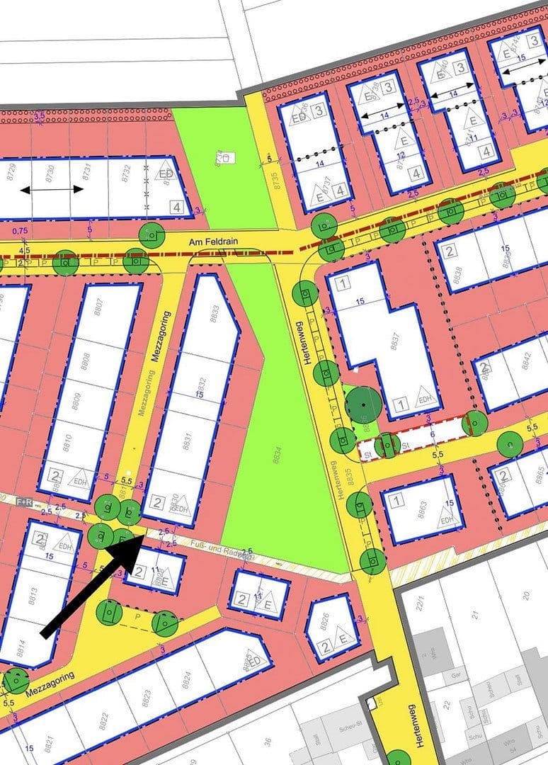 Predaj pozemku 409 m², Mezzagoring 32, Reilingen, Bádensko-Wurttembersko Predaj pozemku 409 m², Mezzagoring 32, Reilingen, Bádensko-Wurttembersko