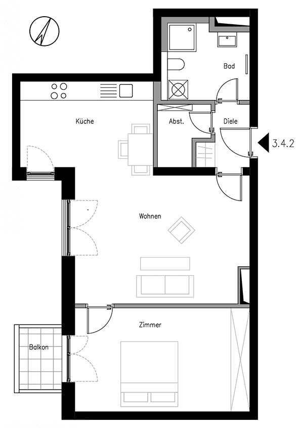 Prenájom bytu 2-izbový 64 m², Chausseestraße 108, Berlin, Berlín Prenájom bytu 2-izbový 64 m², Chausseestraße 108, Berlin, Berlín