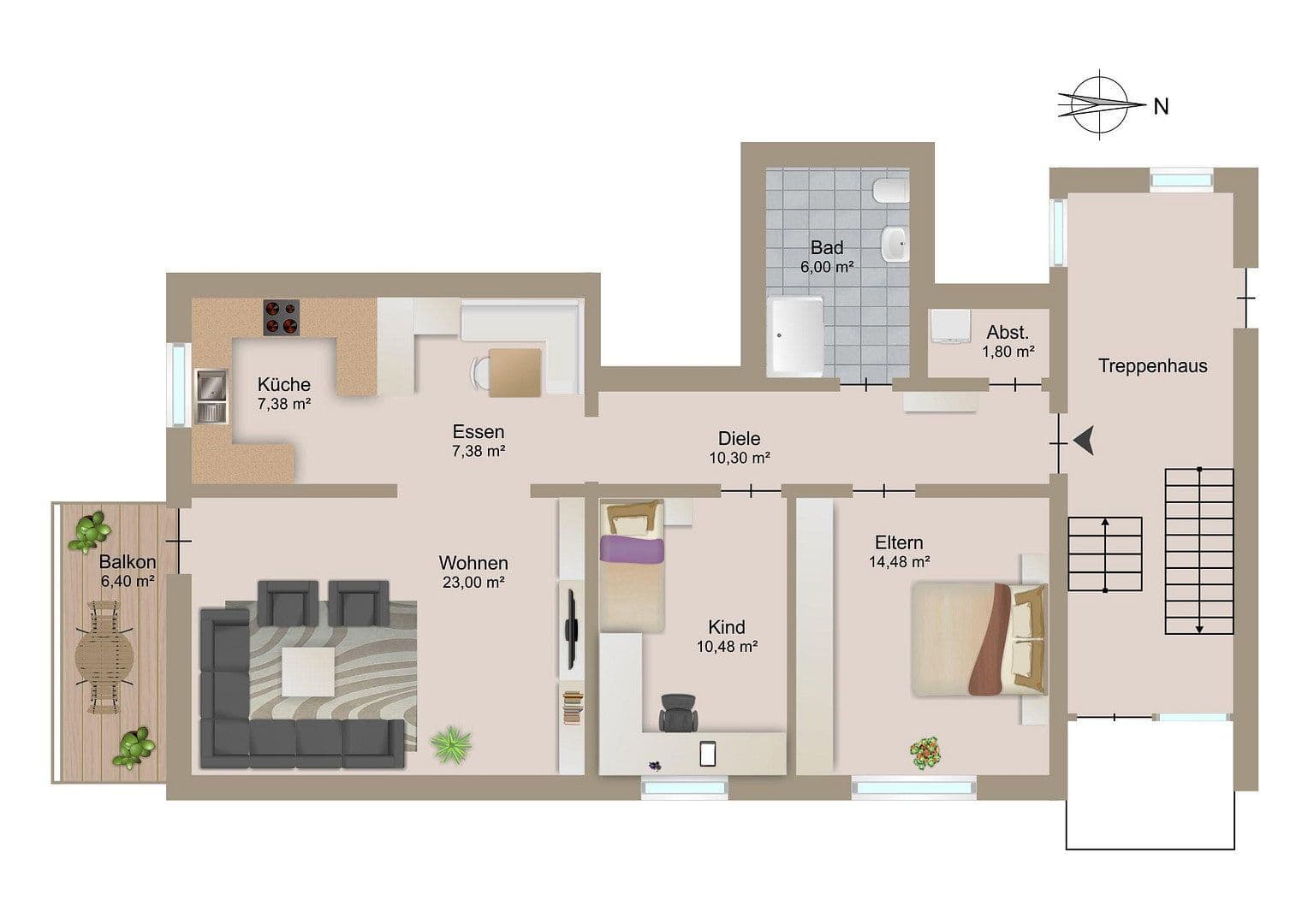 Predaj bytu 3-izbový 84 m², Wiesloch, Bádensko-Wurttembersko Predaj bytu 3-izbový 84 m², Wiesloch, Bádensko-Wurttembersko