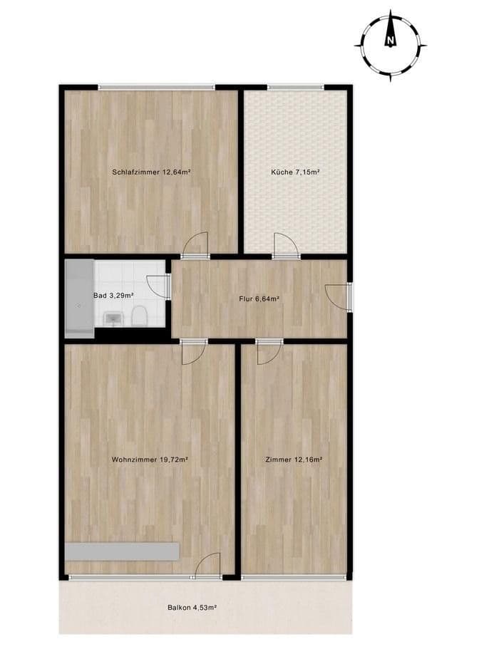 Predaj bytu 3-izbový 67 m², München, Bavorsko Predaj bytu 3-izbový 67 m², München, Bavorsko