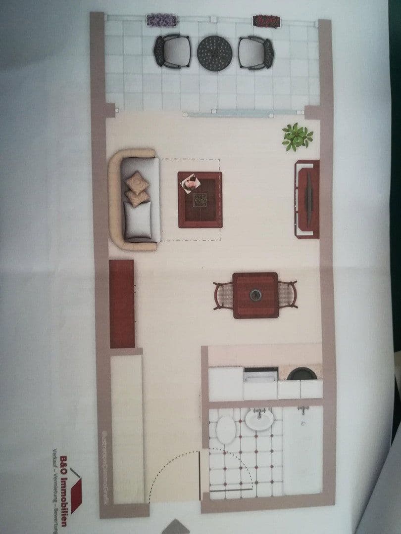Prenájom bytu 1-izbový 22 m², München, Bavorsko Prenájom bytu 1-izbový 22 m², München, Bavorsko