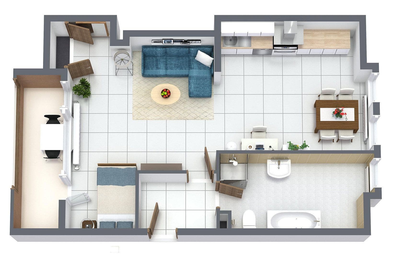 Prenájom bytu 1-izbový 51 m², Dortmund, Severné Porýnie - Westfálsko Prenájom bytu 1-izbový 51 m², Dortmund, Severné Porýnie - Westfálsko
