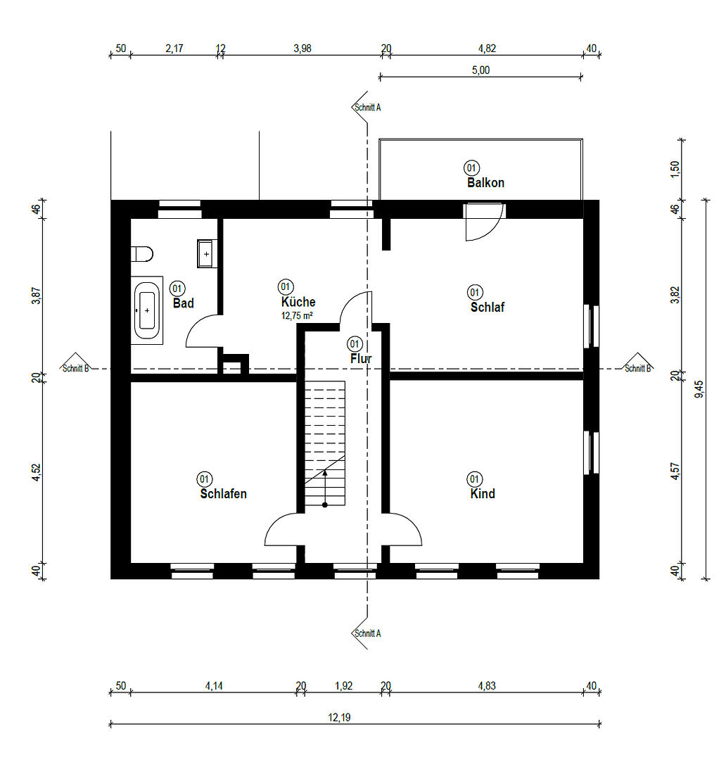 Prenájom bytu 3-izbový 93 m², Angelbachtal, Bádensko-Wurttembersko Prenájom bytu 3-izbový 93 m², Angelbachtal, Bádensko-Wurttembersko