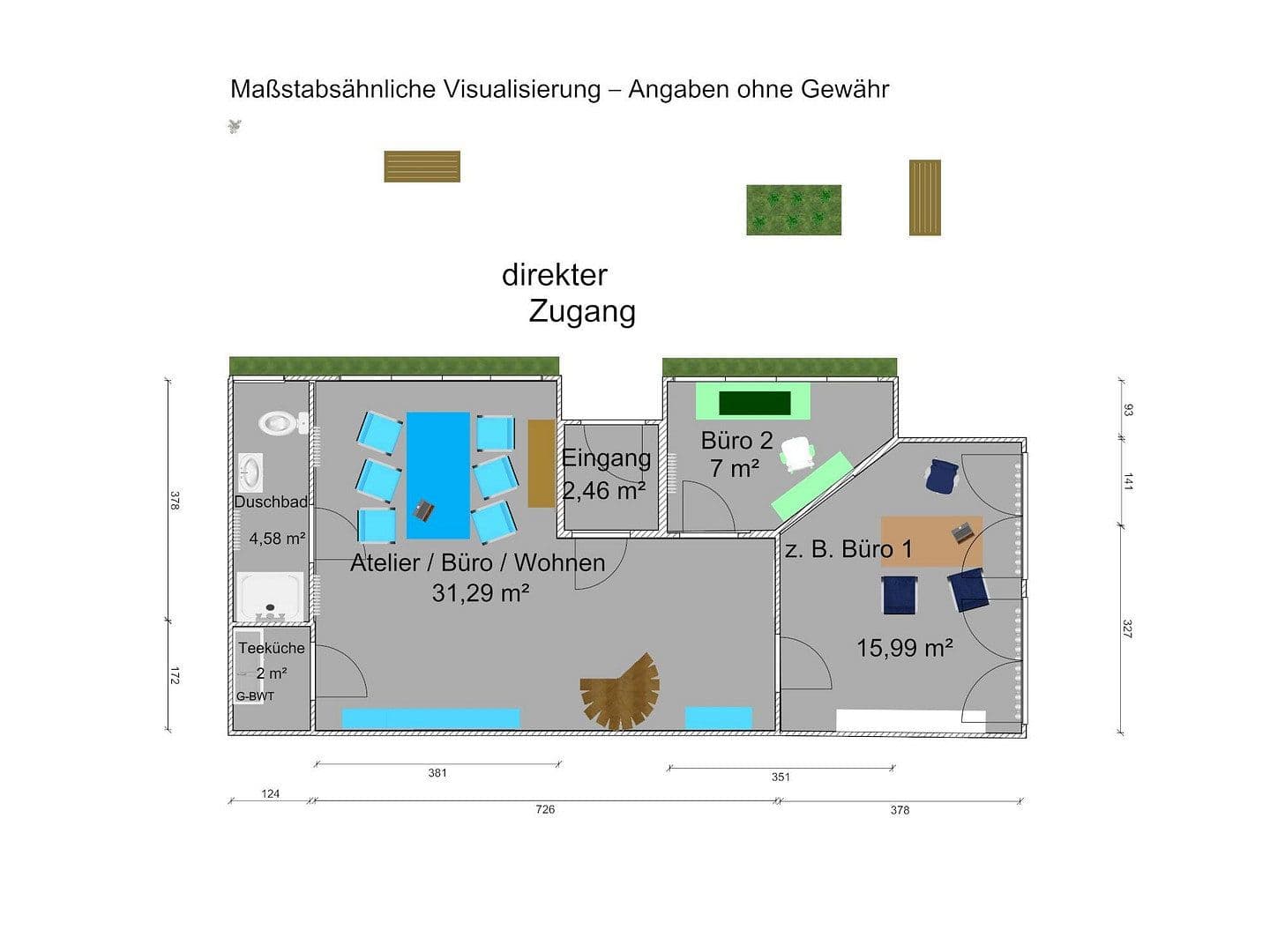 Predaj kancelárie 149 m², Mühlenweg 3, Bad Honnef, Severné Porýnie - Westfálsko Predaj kancelárie 149 m², Mühlenweg 3, Bad Honnef, Severné Porýnie - Westfálsko