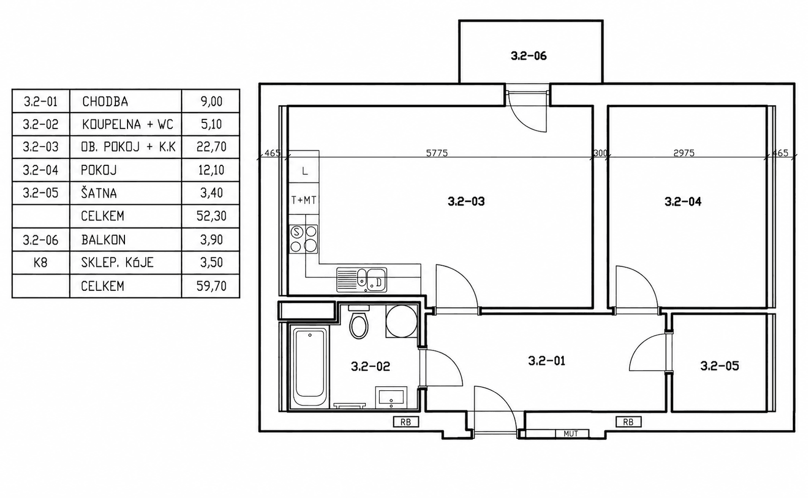 Predaj bytu 2-izbový 60 m², Benátky nad Jizerou, Středočeský kraj Predaj bytu 2-izbový 60 m², Benátky nad Jizerou, Středočeský kraj