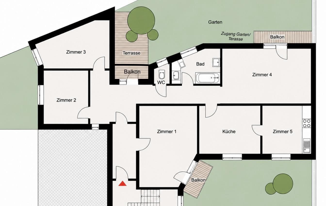 Prenájom bytu 5-izbový 151 m², Volksgartenstraße 17, Köln, Severné Porýnie - Westfálsko Prenájom bytu 5-izbový 151 m², Volksgartenstraße 17, Köln, Severné Porýnie - Westfálsko