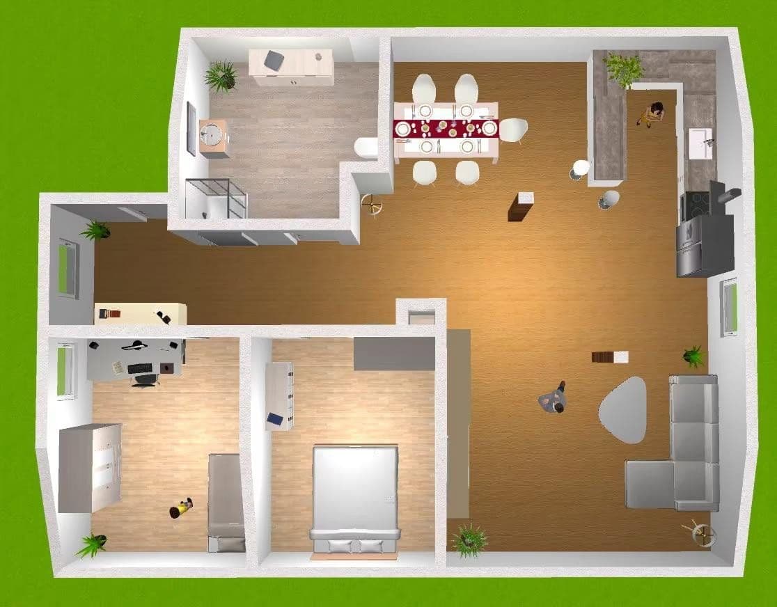 Prenájom bytu 3-izbový 75 m², Maxhütte-Haidhof, Bavorsko Prenájom bytu 3-izbový 75 m², Maxhütte-Haidhof, Bavorsko