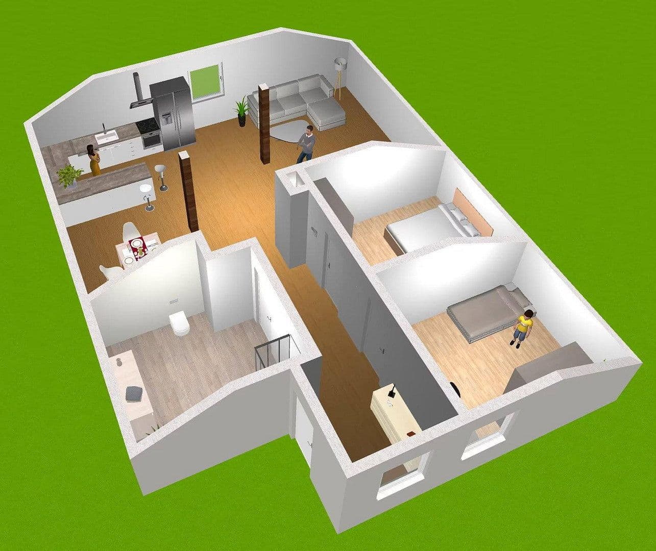 Prenájom bytu 3-izbový 75 m², Maxhütte-Haidhof, Bavorsko Prenájom bytu 3-izbový 75 m², Maxhütte-Haidhof, Bavorsko