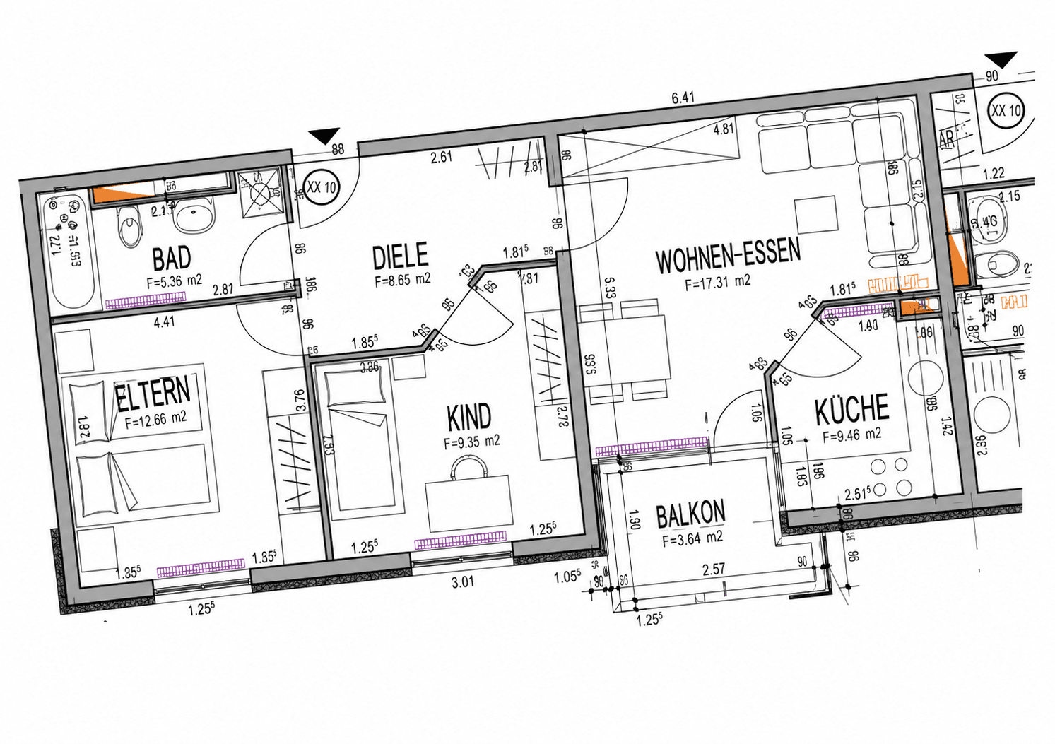 Prenájom bytu 3-izbový 63 m², Stuttgart, Bádensko-Wurttembersko Prenájom bytu 3-izbový 63 m², Stuttgart, Bádensko-Wurttembersko
