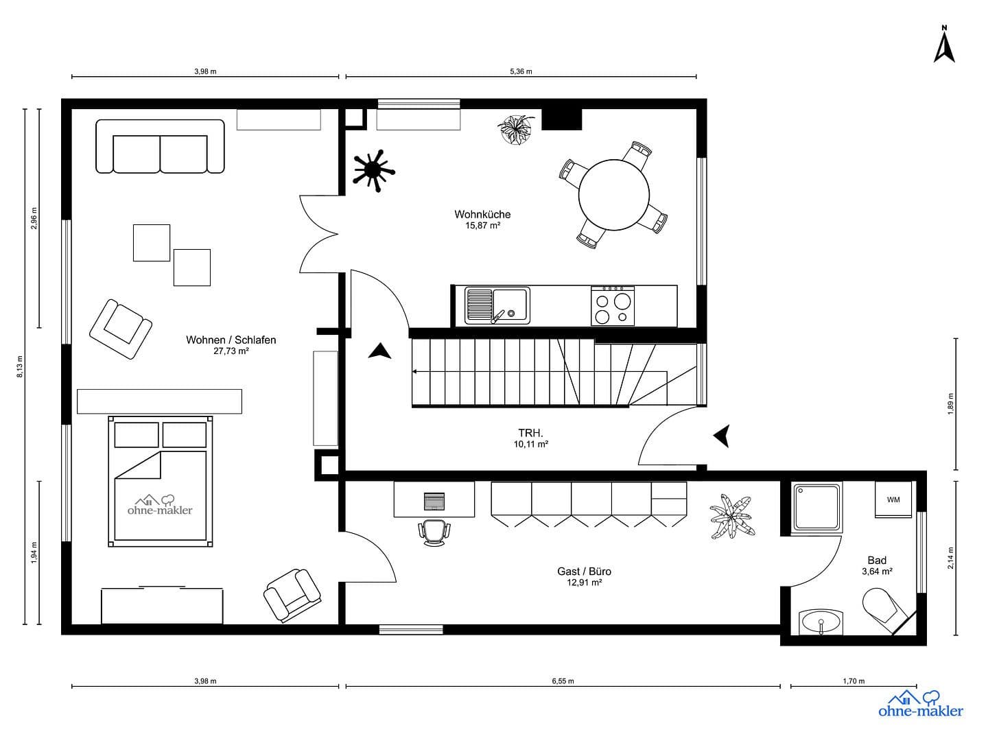 Predaj bytu 2-izbový 63 m², Griesheim, Hesensko Predaj bytu 2-izbový 63 m², Griesheim, Hesensko