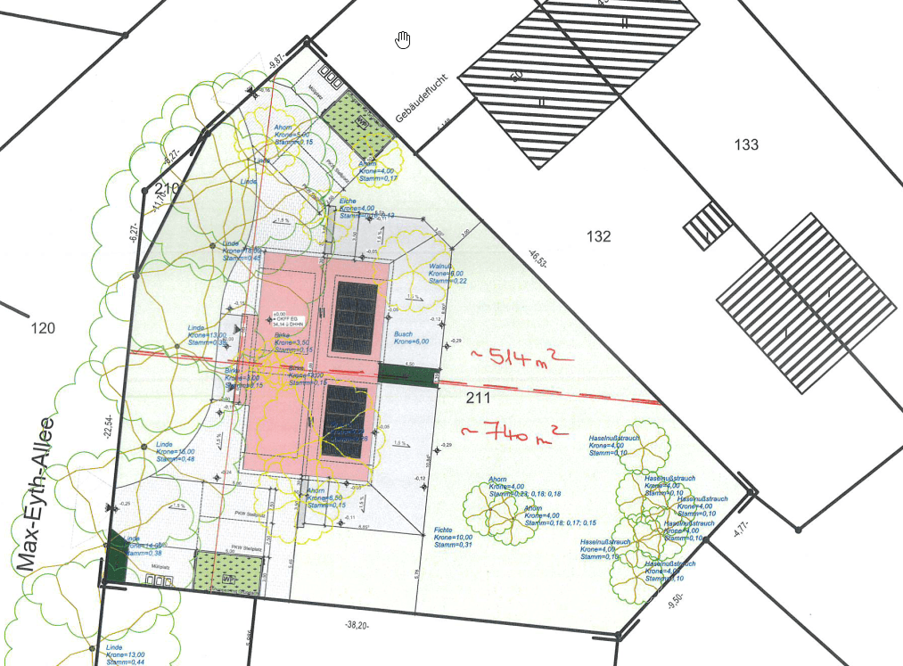Predaj pozemku 1.255 m², Max-Eyth-Allee 8, Potsdam, Brandenbursko Predaj pozemku 1.255 m², Max-Eyth-Allee 8, Potsdam, Brandenbursko