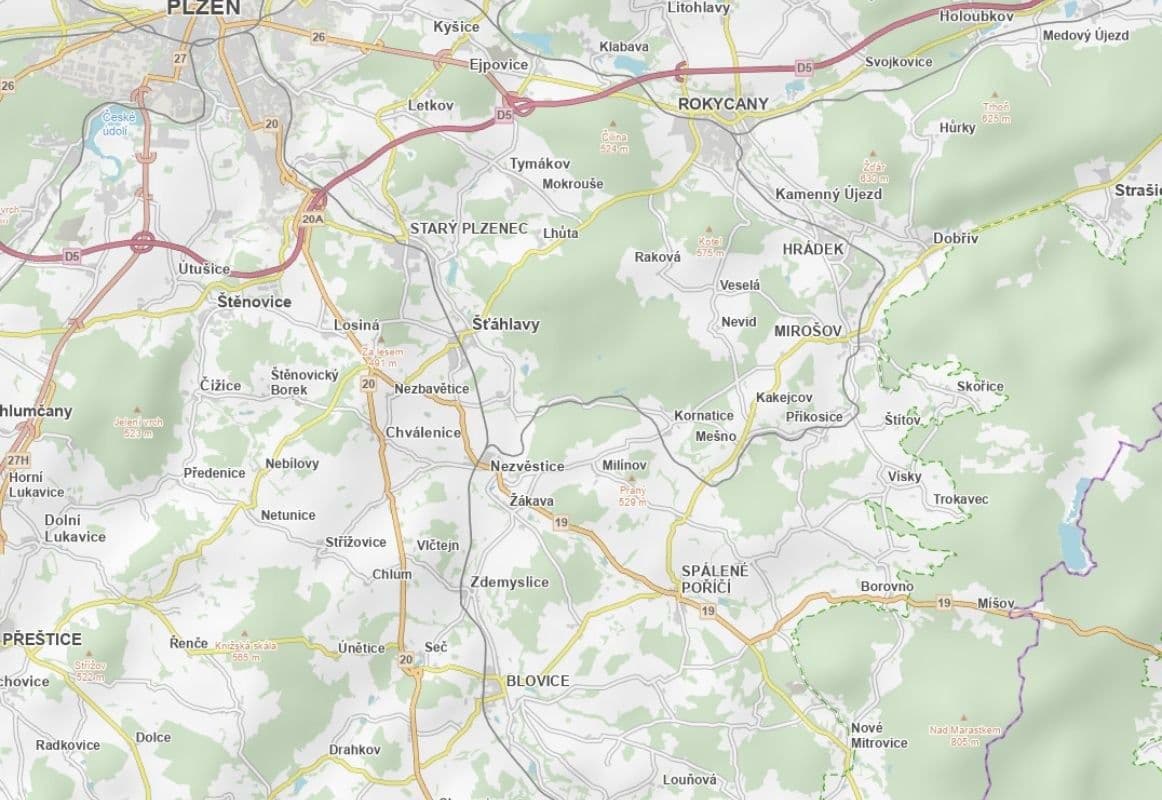 Predaj pozemku 13.897 m², Nezvěstice, Plzeňský kraj Predaj pozemku 13.897 m², Nezvěstice, Plzeňský kraj