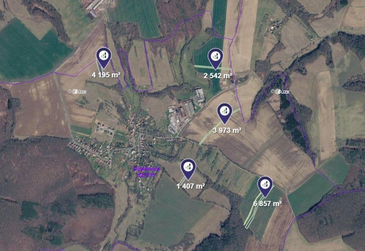 Predaj pozemku 18.974 m², Dobrkovice, Zlínský kraj Predaj pozemku 18.974 m², Dobrkovice, Zlínský kraj