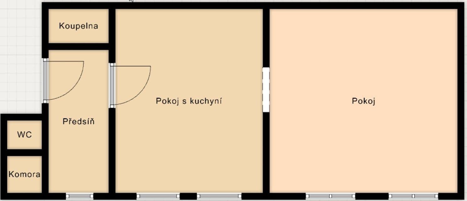 Prenájom bytu 1-izbový 49 m², Havířská, Teplice, Ústecký kraj Prenájom bytu 1-izbový 49 m², Havířská, Teplice, Ústecký kraj