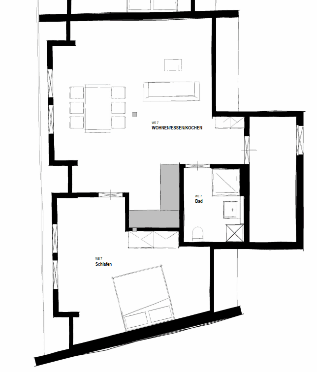 Prenájom bytu 2-izbový 65 m², Magdalenenstraße 1, Gernsheim, Hesensko Prenájom bytu 2-izbový 65 m², Magdalenenstraße 1, Gernsheim, Hesensko
