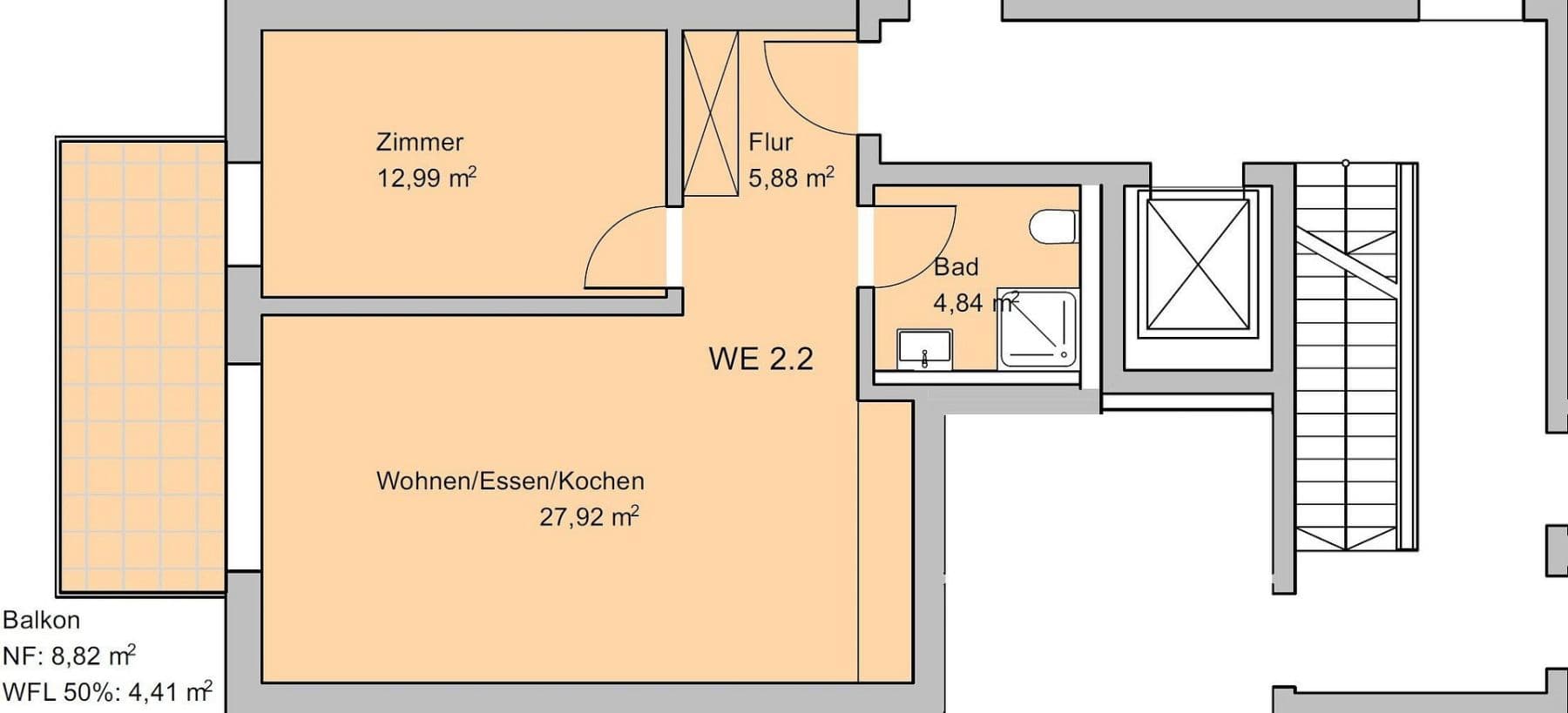 Predaj bytu 2-izbový 55 m², Marga-Jess-Straße 30, Lüneburg, Dolné Sasko Predaj bytu 2-izbový 55 m², Marga-Jess-Straße 30, Lüneburg, Dolné Sasko