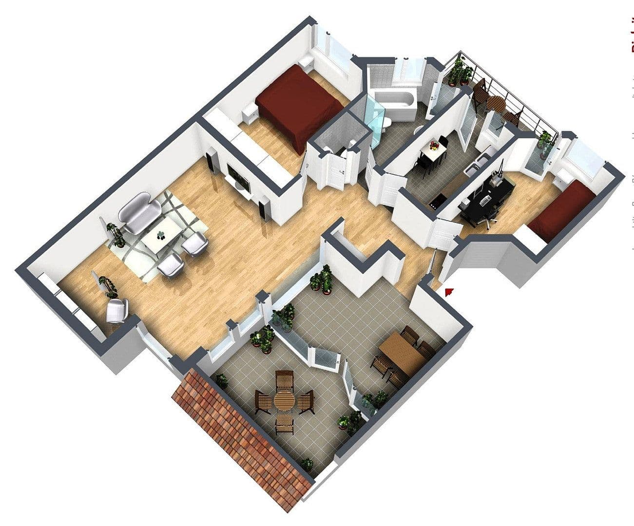 Prenájom bytu 3-izbový 110 m², Frankfurter Str.214, Köln, Severné Porýnie - Westfálsko Prenájom bytu 3-izbový 110 m², Frankfurter Str.214, Köln, Severné Porýnie - Westfálsko