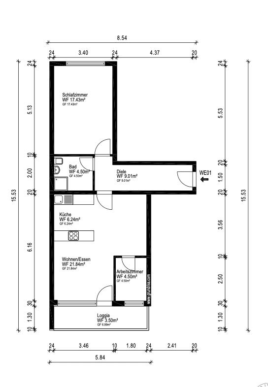 Predaj bytu 3-izbový 68 m², München, Bavorsko Predaj bytu 3-izbový 68 m², München, Bavorsko