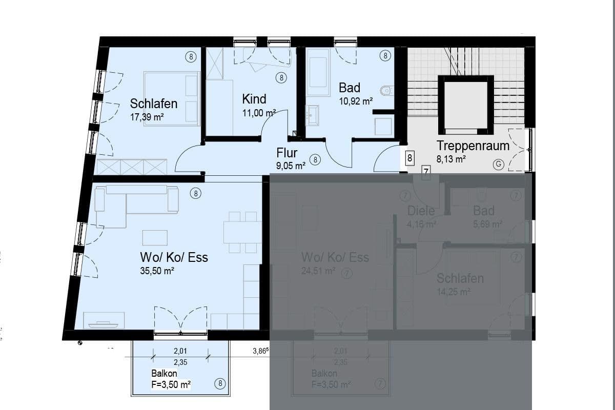 Predaj bytu 3-izbový 88 m², Burgauer Straße 18a, Krumbach (Schwaben), Bavorsko Predaj bytu 3-izbový 88 m², Burgauer Straße 18a, Krumbach (Schwaben), Bavorsko
