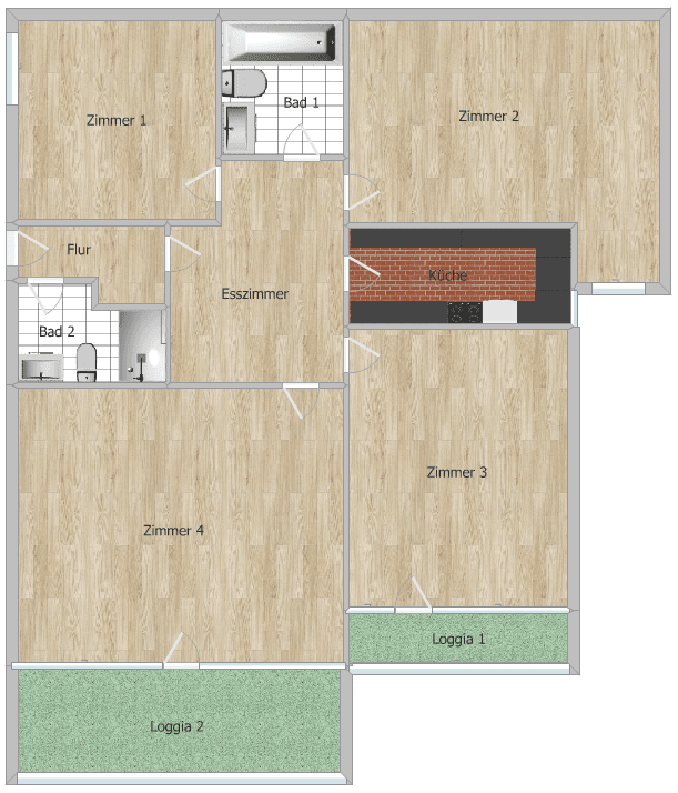 Prenájom bytu 5-izbový 120 m², Haid-und-Neu-Straße 16, Karlsruhe, Bádensko-Wurttembersko Prenájom bytu 5-izbový 120 m², Haid-und-Neu-Straße 16, Karlsruhe, Bádensko-Wurttembersko