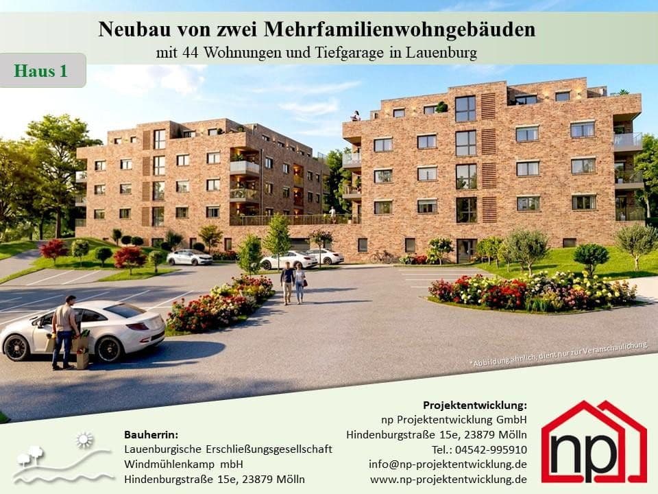Predaj bytu 2-izbový 62 m², Hinter der Feldstraße 5, Lauenburg/Elbe, Šlezvicko-Holštajnsko Predaj bytu 2-izbový 62 m², Hinter der Feldstraße 5, Lauenburg/Elbe, Šlezvicko-Holštajnsko