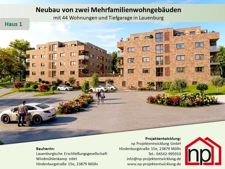 Predaj bytu 3-izbový 111 m², Hinter der Feldstraße 5, Lauenburg/Elbe, Šlezvicko-Holštajnsko Predaj bytu 3-izbový 111 m², Hinter der Feldstraße 5, Lauenburg/Elbe, Šlezvicko-Holštajnsko