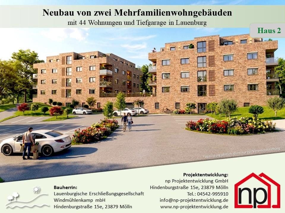Predaj bytu 3-izbový 103 m², Hinter der Feldstraße 7, Lauenburg/Elbe, Šlezvicko-Holštajnsko Predaj bytu 3-izbový 103 m², Hinter der Feldstraße 7, Lauenburg/Elbe, Šlezvicko-Holštajnsko