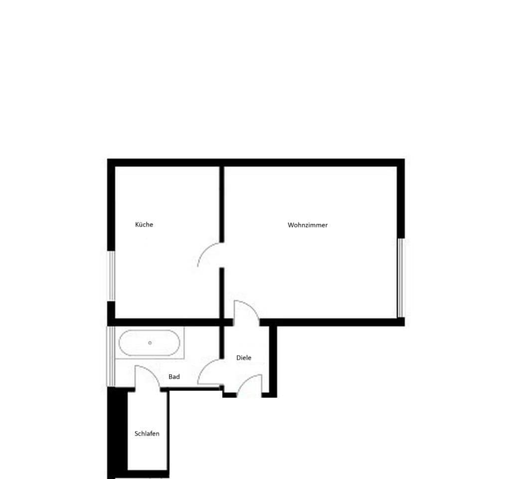 Prenájom bytu 2-izbový 33 m², Hufelandstr. 15, Essen, Severné Porýnie - Westfálsko Prenájom bytu 2-izbový 33 m², Hufelandstr. 15, Essen, Severné Porýnie - Westfálsko