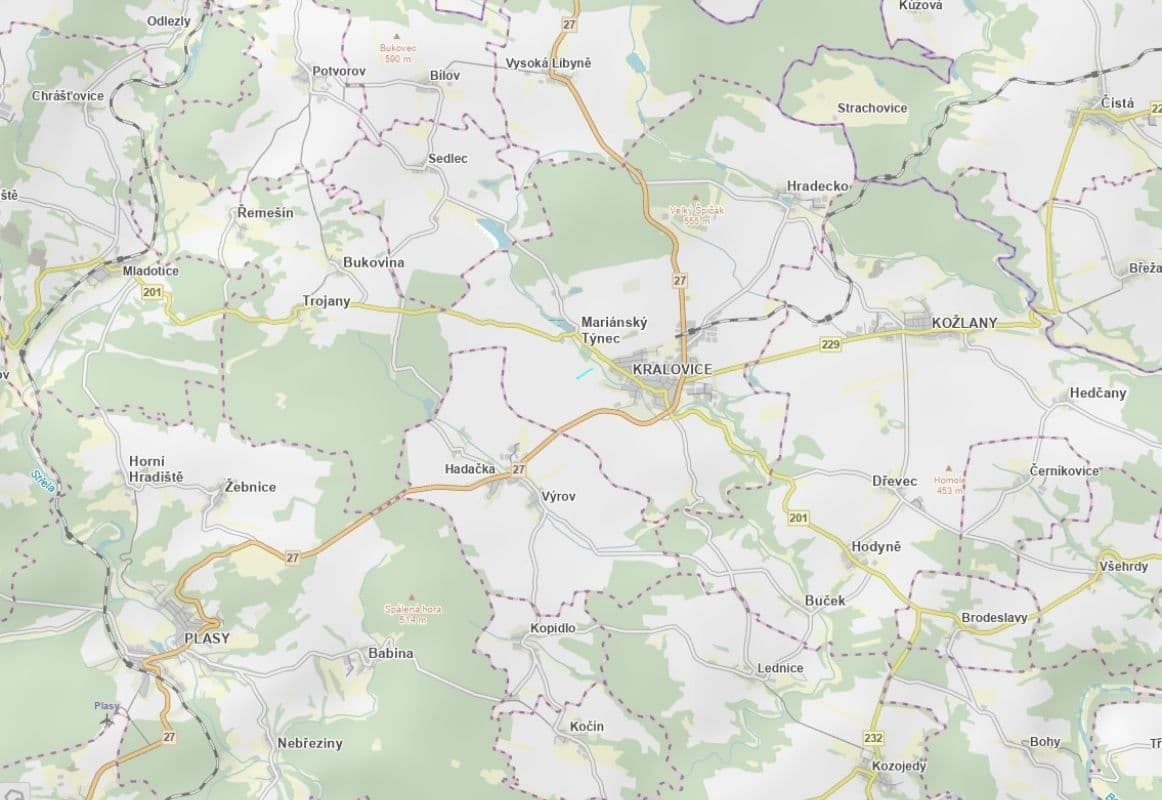 Predaj pozemku 1.145 m², Kralovice, Plzeňský kraj Predaj pozemku 1.145 m², Kralovice, Plzeňský kraj