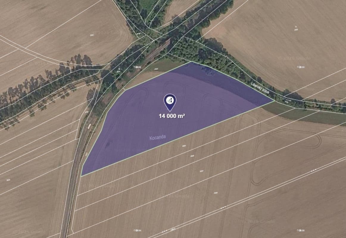 Predaj pozemku 3.500 m², Krupá, Středočeský kraj Predaj pozemku 3.500 m², Krupá, Středočeský kraj