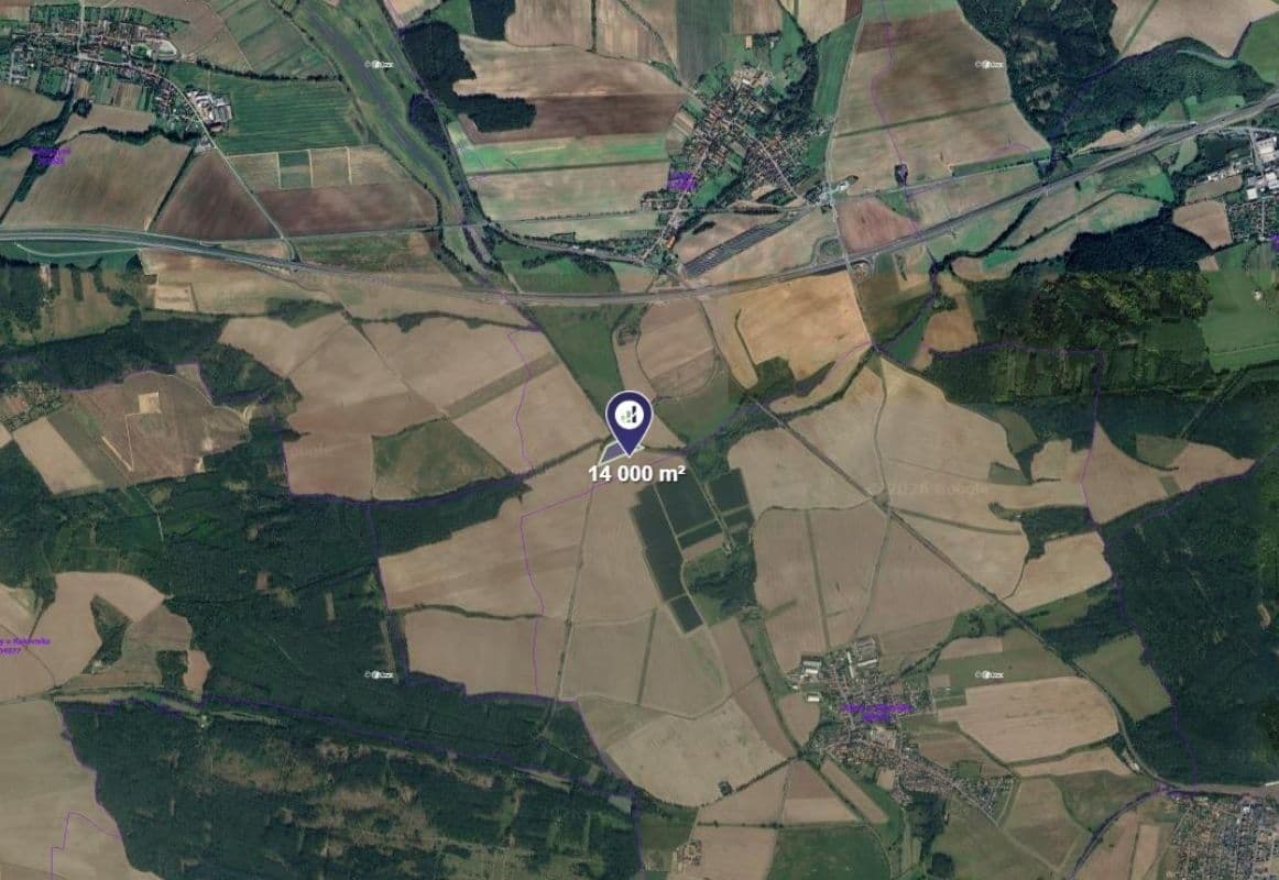 Predaj pozemku 3.500 m², Krupá, Středočeský kraj Predaj pozemku 3.500 m², Krupá, Středočeský kraj