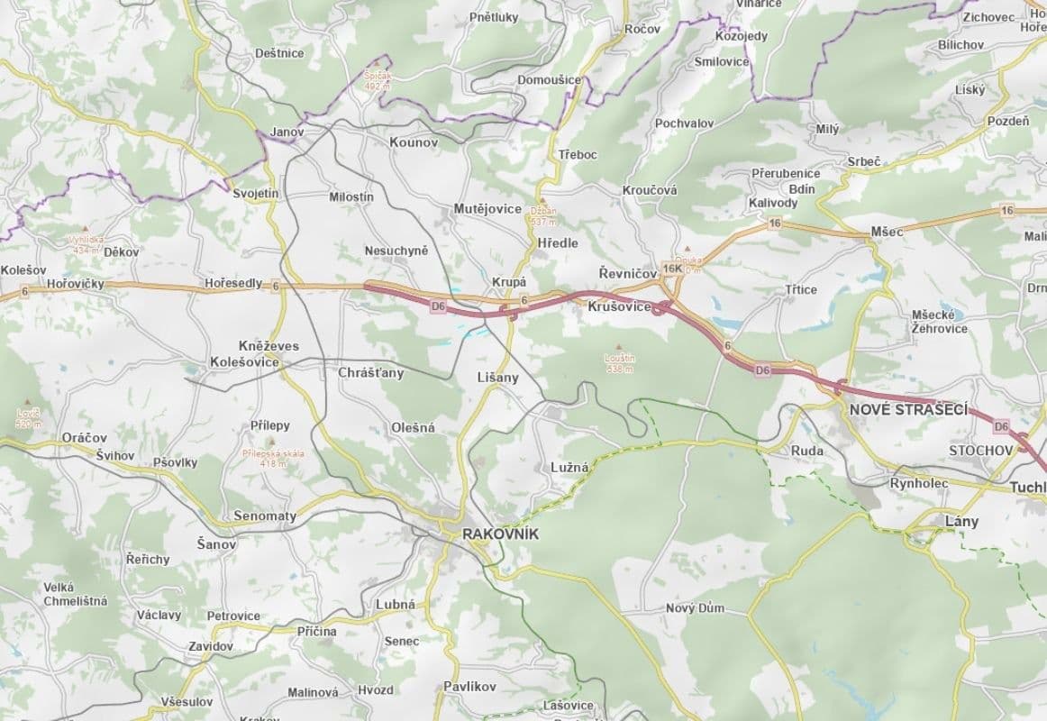 Predaj pozemku 3.500 m², Krupá, Středočeský kraj Predaj pozemku 3.500 m², Krupá, Středočeský kraj
