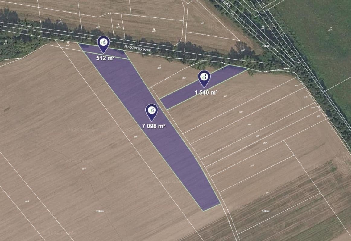 Predaj pozemku 2.288 m², Nesuchyně, Středočeský kraj Predaj pozemku 2.288 m², Nesuchyně, Středočeský kraj