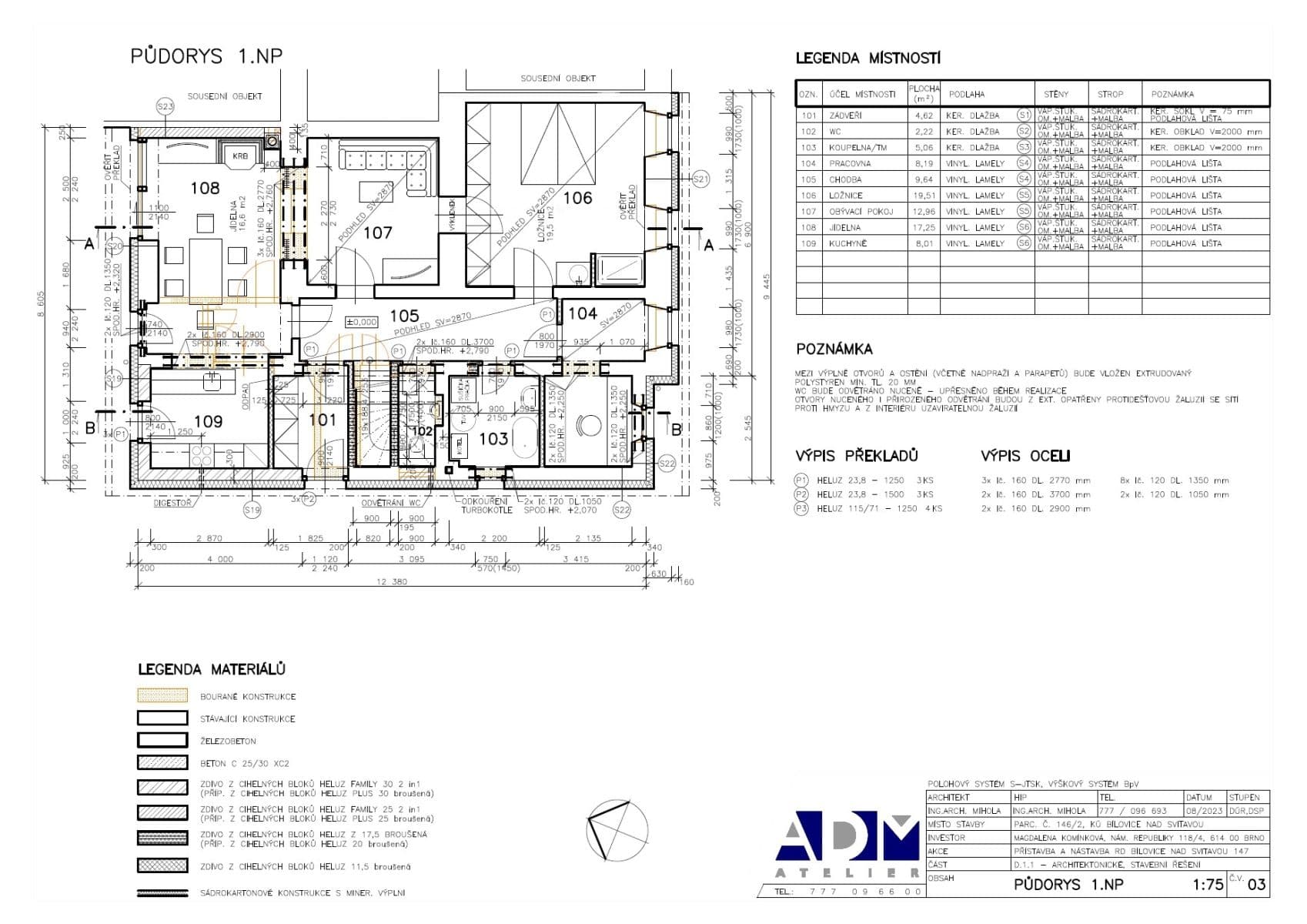 Predaj domu 150 m², pozemek 652 m², Kollárova, Bílovice nad Svitavou, Jihomoravský kraj Predaj domu 150 m², pozemek 652 m², Kollárova, Bílovice nad Svitavou, Jihomoravský kraj