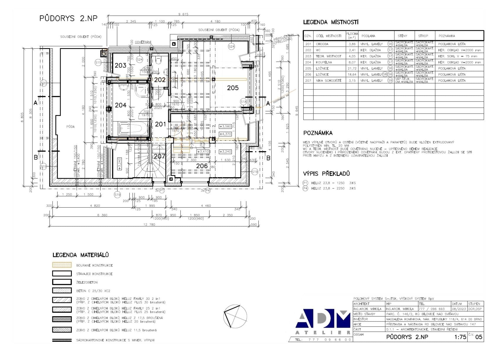 Predaj domu 150 m², pozemek 652 m², Kollárova, Bílovice nad Svitavou, Jihomoravský kraj Predaj domu 150 m², pozemek 652 m², Kollárova, Bílovice nad Svitavou, Jihomoravský kraj