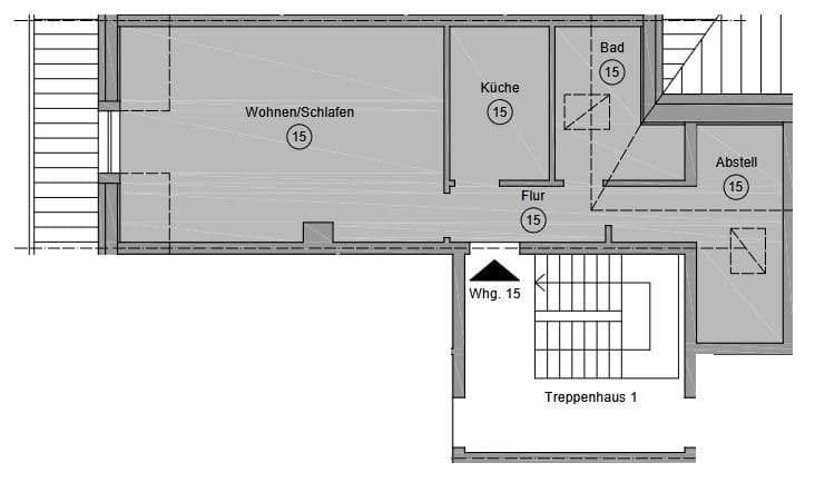 Prenájom bytu 1-izbový 49 m², Dorfstraße 7, Damshagen, Meklenbursko-Predpomoransko Prenájom bytu 1-izbový 49 m², Dorfstraße 7, Damshagen, Meklenbursko-Predpomoransko