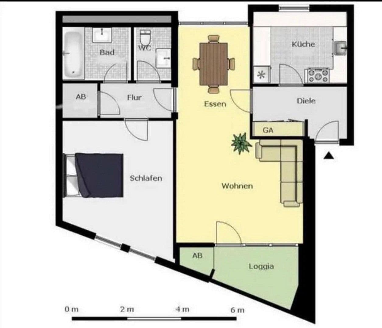 Prenájom bytu 2-izbový 70 m², Düsseldorf, Severné Porýnie - Westfálsko Prenájom bytu 2-izbový 70 m², Düsseldorf, Severné Porýnie - Westfálsko