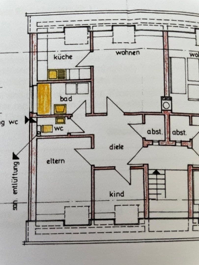 Prenájom bytu 3-izbový 60 m², Perricher Weg 31, Wesel, Severné Porýnie - Westfálsko Prenájom bytu 3-izbový 60 m², Perricher Weg 31, Wesel, Severné Porýnie - Westfálsko