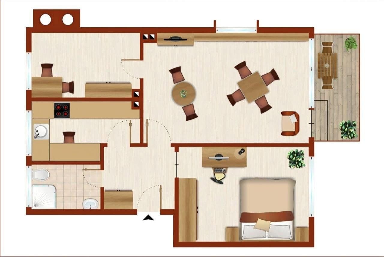 Prenájom bytu 3-izbový 62 m², Düsseldorf, Severné Porýnie - Westfálsko Prenájom bytu 3-izbový 62 m², Düsseldorf, Severné Porýnie - Westfálsko