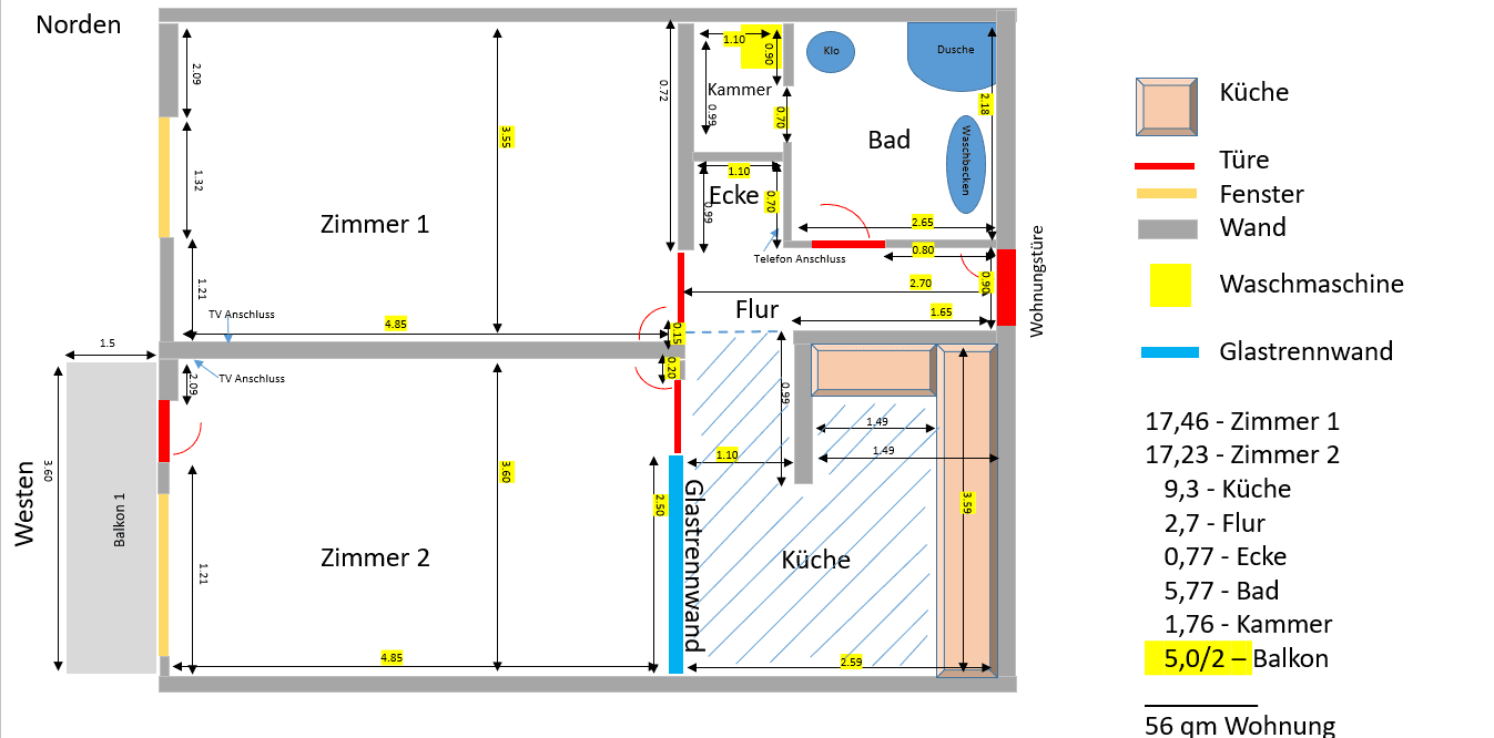 Prenájom bytu 2-izbový 55 m², Konstanz, Bádensko-Wurttembersko Prenájom bytu 2-izbový 55 m², Konstanz, Bádensko-Wurttembersko