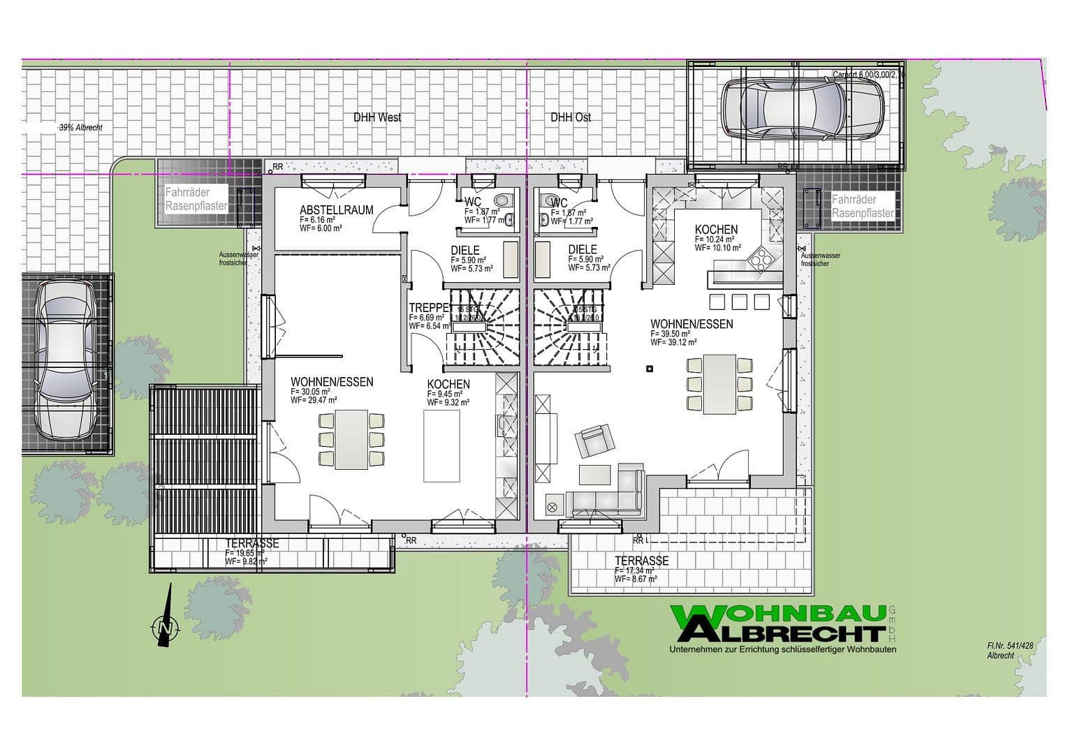 Predaj domu 161 m², pozemek 368 m², Raubling - Nicklheim, Bavorsko Predaj domu 161 m², pozemek 368 m², Raubling - Nicklheim, Bavorsko