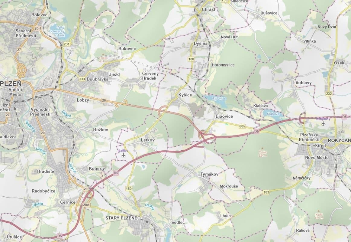 Predaj pozemku 1.972 m², Ejpovice, Plzeňský kraj Predaj pozemku 1.972 m², Ejpovice, Plzeňský kraj