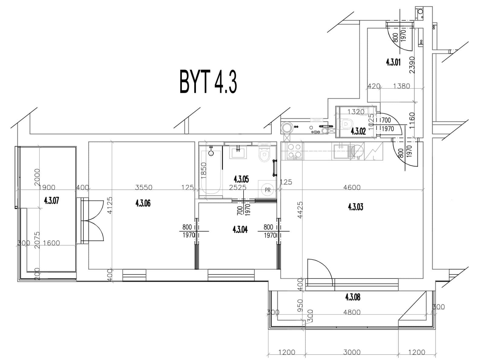 Prenájom bytu 2-izbový 48 m², Kadečkové, Praha, Praha Prenájom bytu 2-izbový 48 m², Kadečkové, Praha, Praha